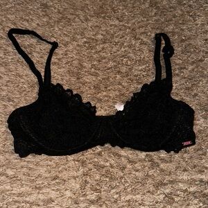 PINK Victoria's Secret Black Lace Bra
